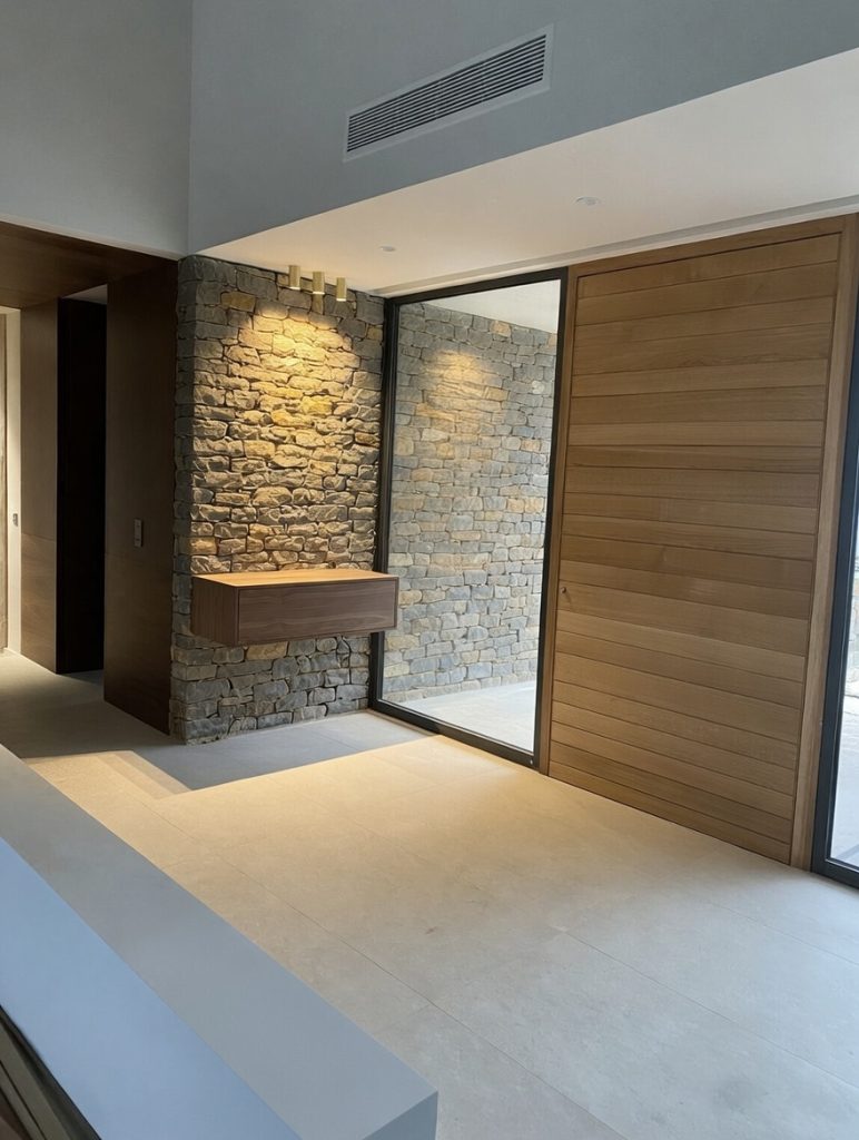 Mur en pierre 83 intérieur